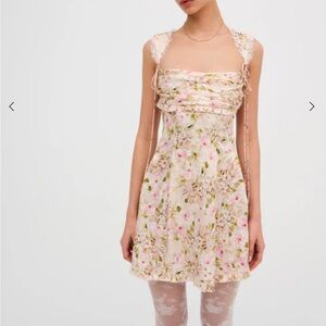 FOR LOVE AND & LEMONS HOLLAND MINI DRESS